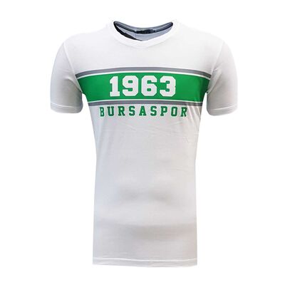 Çocuk T-Shirt 0 Yaka 1963 Bursaspor Beyaz