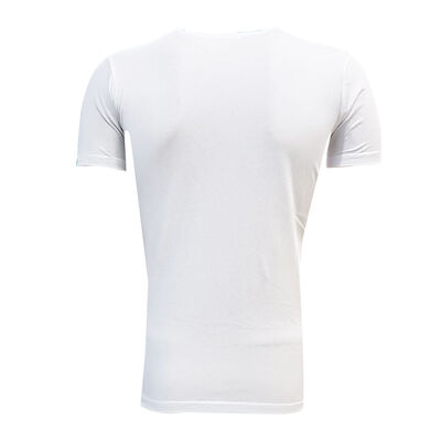 Çocuk T-Shirt 0 Yaka 1963 Logo Beyaz