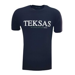 Çocuk T-Shirt 0 Yaka Teksas Siyah - Thumbnail