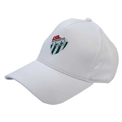 Şapka Beyaz Logo - Thumbnail