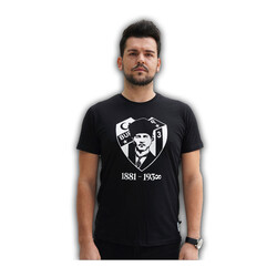 BURSASTORE - T-Shirt 0 Yaka 10 Kasım Siyah