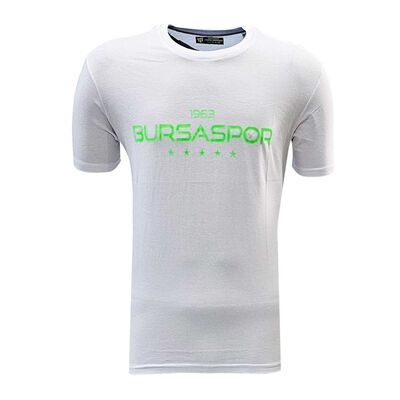 T-Shirt 0 Yaka 1963 Bursaspor Beyaz