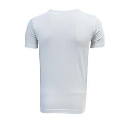 T-Shirt 0 Yaka 1963 Logo Beyaz - Thumbnail