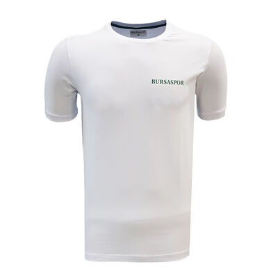 T-Shirt 0 Yaka Bursaspor Beyaz
