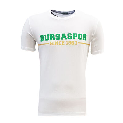 T-Shirt 0 Yaka Bursaspor Since 1963 Beyaz