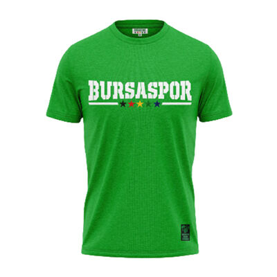 T-Shirt 0 Yaka Teksas Yeşil