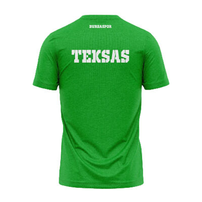 T-Shirt 0 Yaka Teksas Yeşil