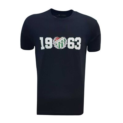 T-Shirt 0 Yaka 1963 Logo Siyah