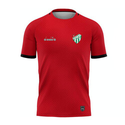 BURSASTORE - T-Shirt Diadora 0 Yaka Kırmızı